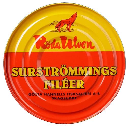 Surströmming Röda Ulven 400 g — fermentowany śledź bałtycki